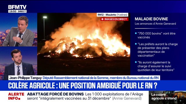 Colère des agriculteurs: Les éleveurs savent que ce gouvernement ne les soutient pas affirme Jean-Philippe Tanguy