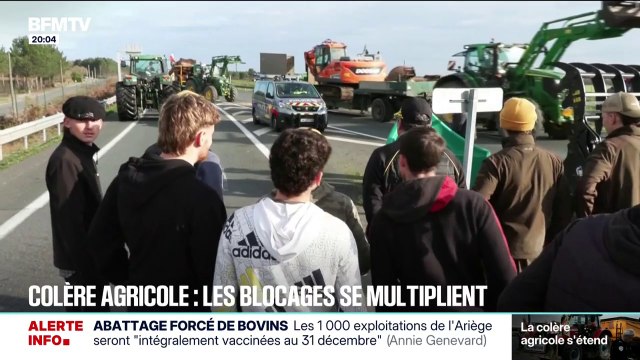 Crise agricole: les agriculteurs bloquent toujours de nombreux axes routiers
