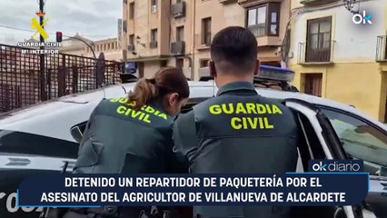 Detenido un repartidor de paquetería por el asesinato del agricultor de Villanueva de Alcardete