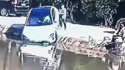 Parcheggio automatico fuori controllo: una Xiaomi SU7 rischia di finire in uno stagno