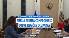 Kremlin: Rússia rejeita compromisso sobre regiões ocupadas da Ucrânia