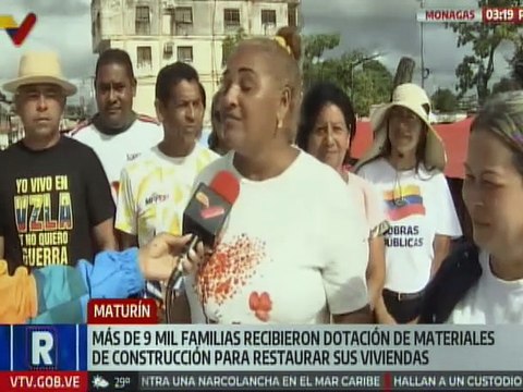 Monagas | Dotan de materiales de construcción a 970 familias de la Comuna Productiva Negro Primero