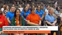 Eldorado reconoció a sus abanderados y docentes destacados