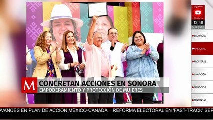 Concretan acciones en Sonora para el empoderamiento y protección de mujeres