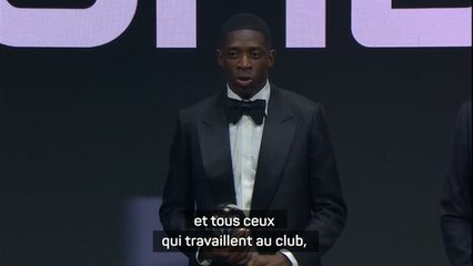 PSG - Dembélé, un speech de remerciements émouvant
