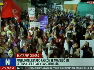 Falcón | Pueblo de Coro se movilizó en respaldo a la Revolución Bolivariana