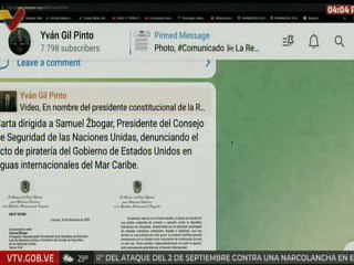 Venezuela denuncia ante la CSNU el acto de piratería de EE.UU. en el mar Caribe