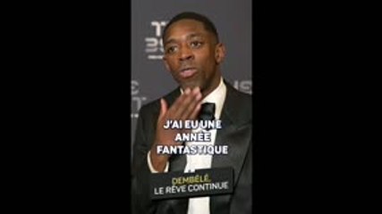PSG - Dembélé : "Une année fantastique"
