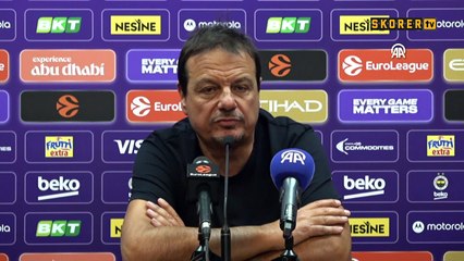 Panathinaikos Başantrenörü Ergin Ataman'ın açıklamaları