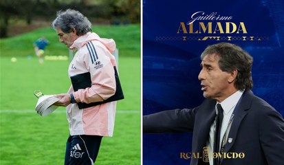 Guillermo Almada tiene su primer entrenamiento con Real Oviedo como nuevo entrenador