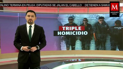 Detienen a seis presuntos implicados en triple homicidio en Chimalhuacán
