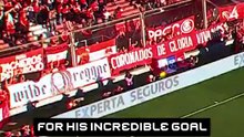 Santiago Montiel, de Independiente, ganó el Premio Puskas con un gol inolvidable