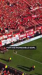 Santiago Montiel, de Independiente, ganó el Premio Puskas con un gol inolvidable