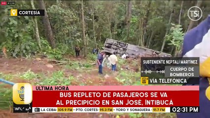 Varios heridos tras accidentarse un bus en la comunidad de San José, Intibucá