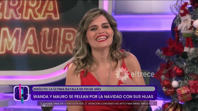 Se reaviva la guerra entre Wanda Nara y Mauro Icardi: quién pasará Navidad con sus hijas