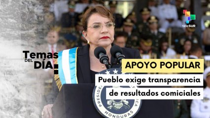 Presidenta Castro pide respaldo popular frente a las amenazas de un posible golpe de Estado