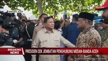 Prabowo Tinjau Jembatan yang Putus di Aceh, Janji Perbaikan Dipercepat-Singgung Nasib Petani