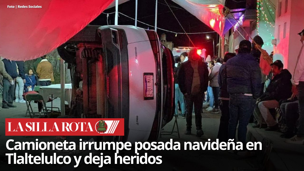 Atropellamiento durante posada navideña en Tlaxcala