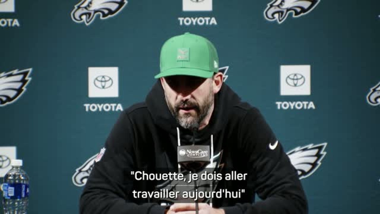 Philadelphia Eagles - Sirianni : "Le plaisir, c'est le plus important"