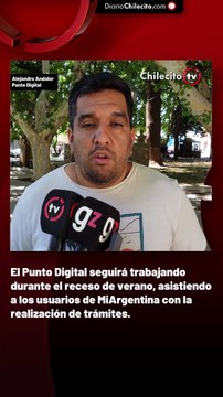 El punto digital seguirá trabajando durante el receso de verano, asistiendo a los usuario de MiArgentina con la realización de trámites.