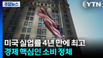 미국 실업률 4년 만에 최고...경제 핵심인 소비는 정체 / YTN