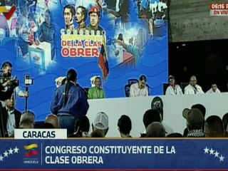 Presentan las conclusiones del Congreso Constituyente de la Clase Obrera