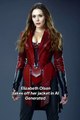 #elizabetholsen Elizabeth Olsen takes off her jacket in AI Generated #fyp #marvel #viralvideo #avengers