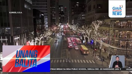 Iba't ibang Christmas decorations at pasyalan, tampok sa ilang lugar sa Chicago | Unang Balita