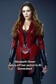 #elizabetholsen Elizabeth Olsen takes off her jacket in AI Generated #fyp #marvel #viralvideo #avengers