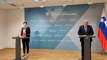 Izjava za medije ministrov za infrastrukturo in notranje zadeve Alenke Bratušek in Boštjana Poklukarja