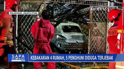 Terbaru! Fakta Kebakaran Rumah di Penjaringan: Api dari Baterai Mobil Listrik, 5 Korban Dievakuasi