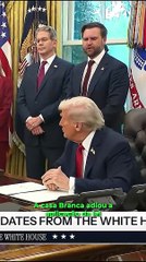 Fim da novela Trump assina ordem sobre venda do TikTok