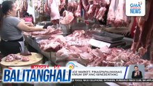 Ilang nagtitinda sa Muñoz Market, pinagpapaliwanag dahil mas mataas sa maximum SRP ang ibinebentang karneng baboy | Balitanghali