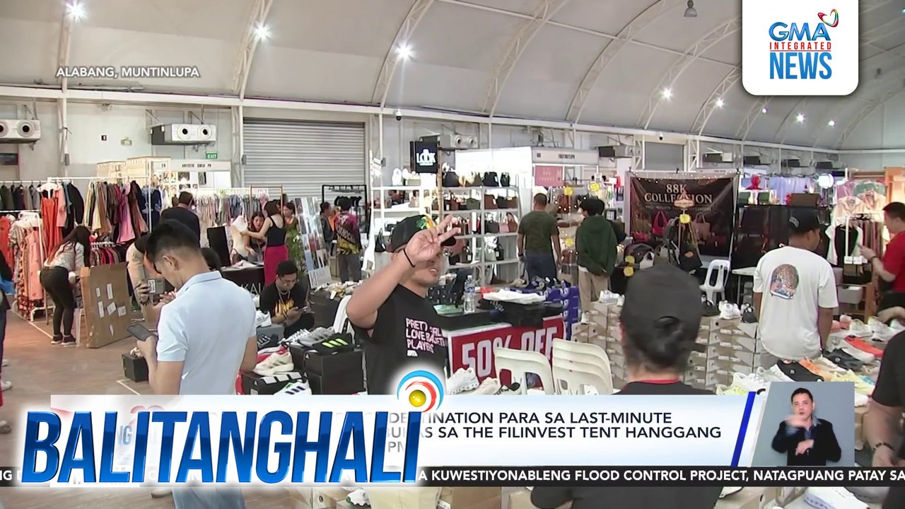 Noel Bazaar, perfect destination para sa last-minute Christmas shopping; bukas sa The Filinvest Tent hanggang Dec. 21 mula 11 am - 9 pm | Balitanghali