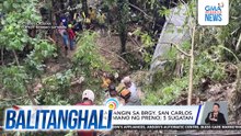 Truck, nahulog sa bangin sa Brgy. San Carlos matapos mawalan umano ng preno; 5 sugatan | Balitanghali