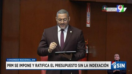 Aprueba presupuesto para 2026 por RD$1.84 billones | Emisión Estelar SIN