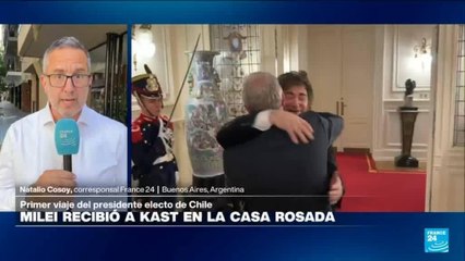 Informe desde Buenos Aires: Kast y Milei acuerdan cooperación en seguridad y migración