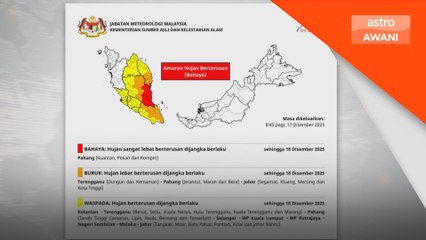 2,588 mangsa dipindahkan ke 29 PPS di tiga negeri