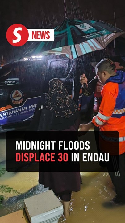 Evacuation efforts underway as flooding hits two villages in Johor