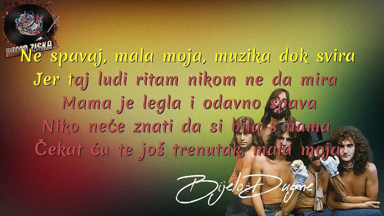Bijelo Dugme-Ne spavaj mala moja muzika dok svira Karaoke