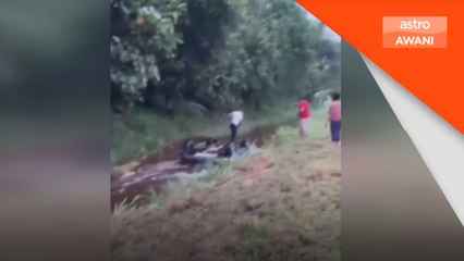 Pemandu SUV maut di Lawas, kenderaan terbabas ke longkang