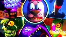 Courage The Cowardly Dog House of Revenge All Bosses & Scary scenes (PS5)