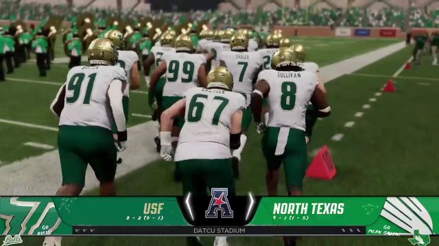 College Football 26 USF vs NORTH TEXAS (WK 7) (2025 Dynasty)
