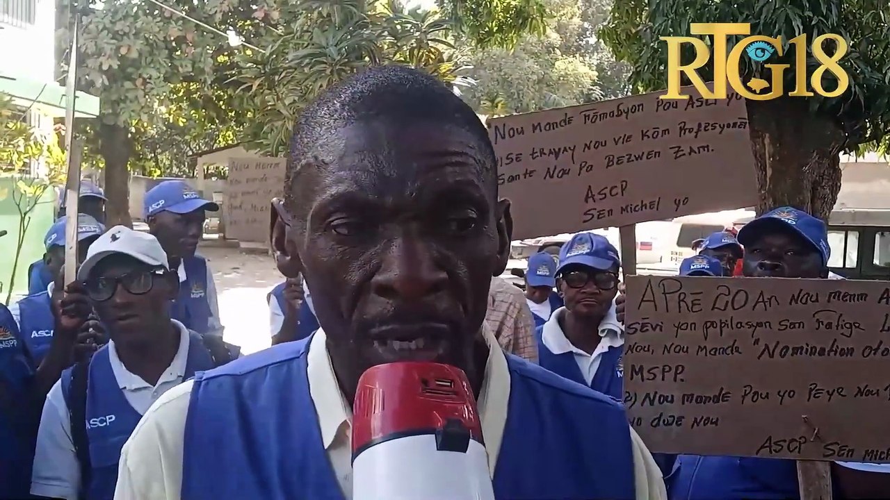 ASCP nan komin Saint Michel de l'Attalaye reyalize yon mach pasifik pou mande MSPP peye yo