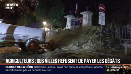 Fumier, pneus, bâches... Ces villes appellent l'État à participer financièrement au nettoyage des dégâts causés par les agriculteurs
