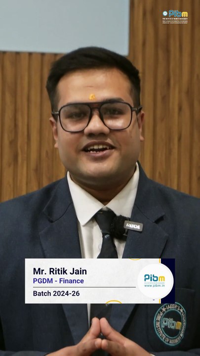 PIBM Where Dreams Transform Into Corporate Careers - Ritik Jain   MBA & PGDM Placements (1)