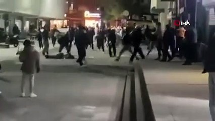 Erzincan'da meydan muharebesini aratmayan kavga: Tabureler havada uçuştu