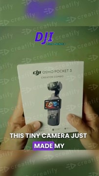 DJI Osmo Pocket 3 Creator Combo – Best 4K Vlogging Camera for Creators 🎥✨