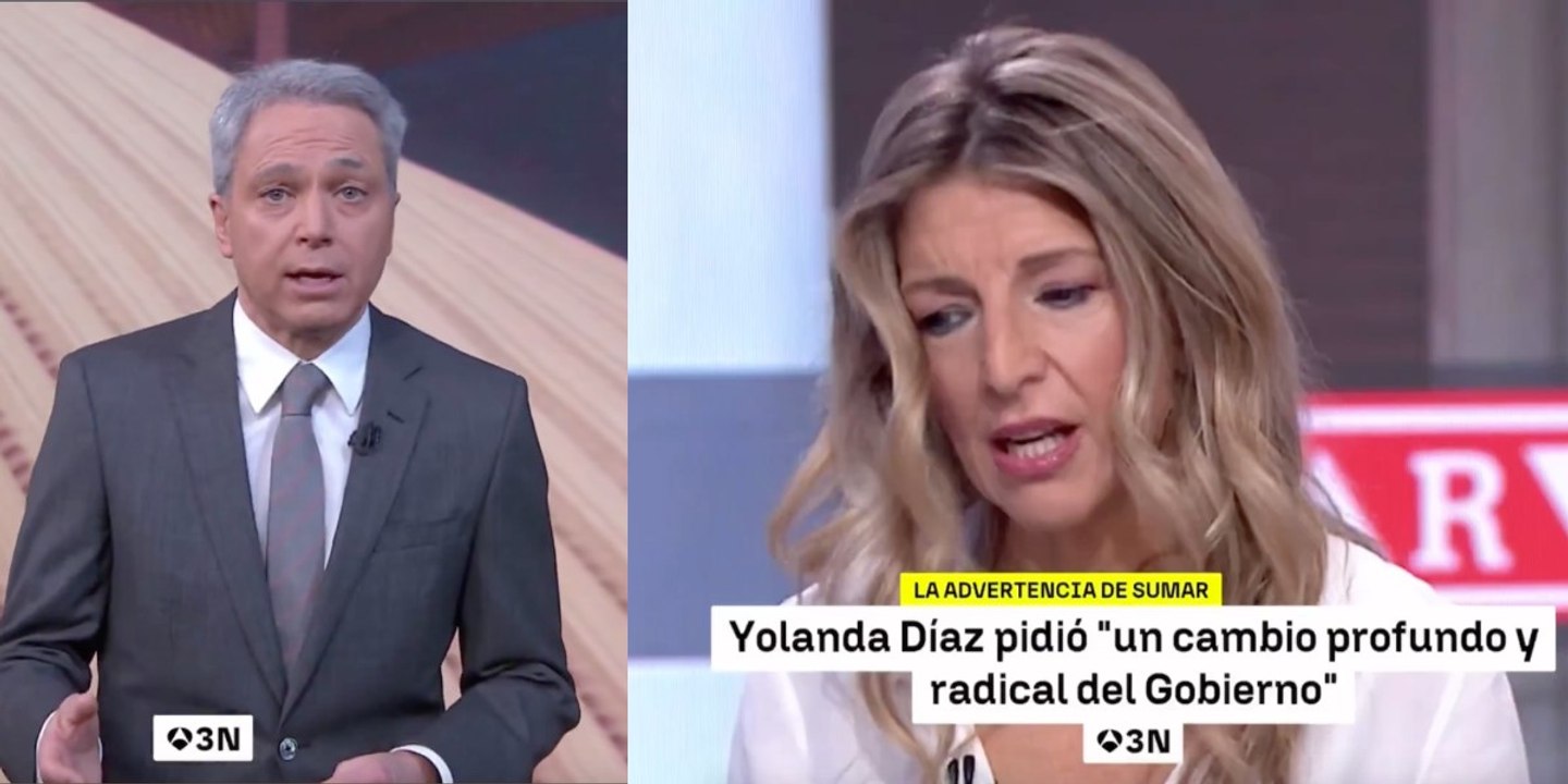 Vicente Vallés desinfla el rebote de Yolanda Díaz con el Gobierno Sánchez: "Fue a laSexta a enfadarse pero de dejar los ministerios, nada"
