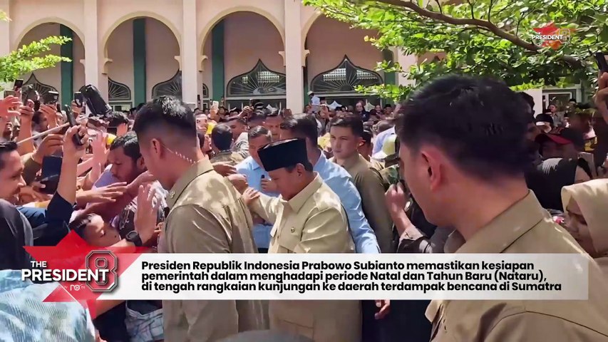 Di Tengah Peninjauan ke Daerah Bencana, Prabowo Pastikan Kesiapan Natal dan Tahun Baru